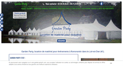 Desktop Screenshot of garden-party41.com