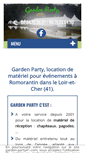Mobile Screenshot of garden-party41.com